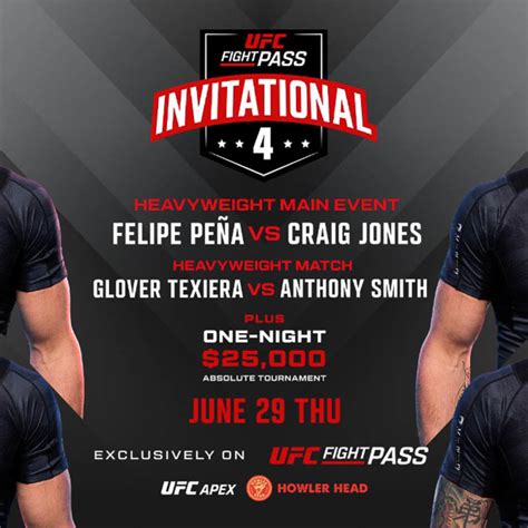 fight pass invitational 4|UFC FIGHT PASS INVITATIONAL 4 ABSOLUTE TOURNAMENT MATCHUPS ANNOUNCED .